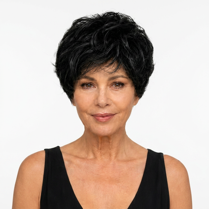 Kuknus Javeeria -  Premium Synthetic Short Curly wig