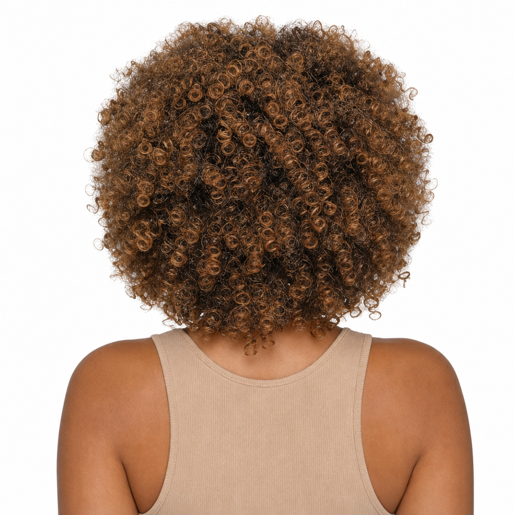 Black Angle Dita - Synthetic Short Spiral Curly Hair Wig