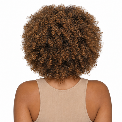 Black Angle Dita - Synthetic Short Spiral Curly Hair Wig