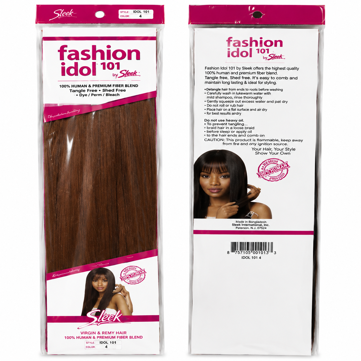Sleek Fashion Idol 101 Weave Hair Extensions 20