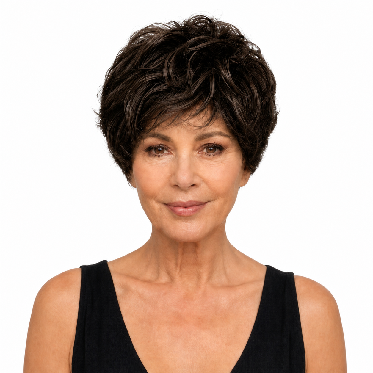 Kuknus Javeeria -  Premium Synthetic Short Curly wig