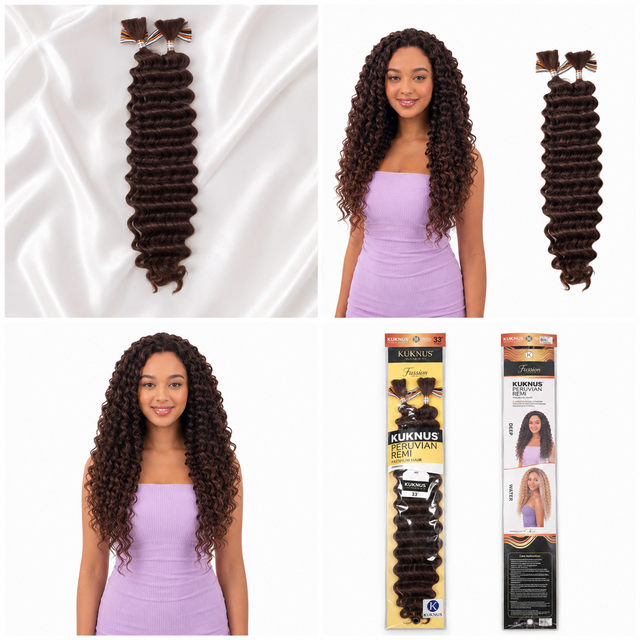 Kuknus Style Peruvian Remi Boho Deep Twist Synthetic Bulk