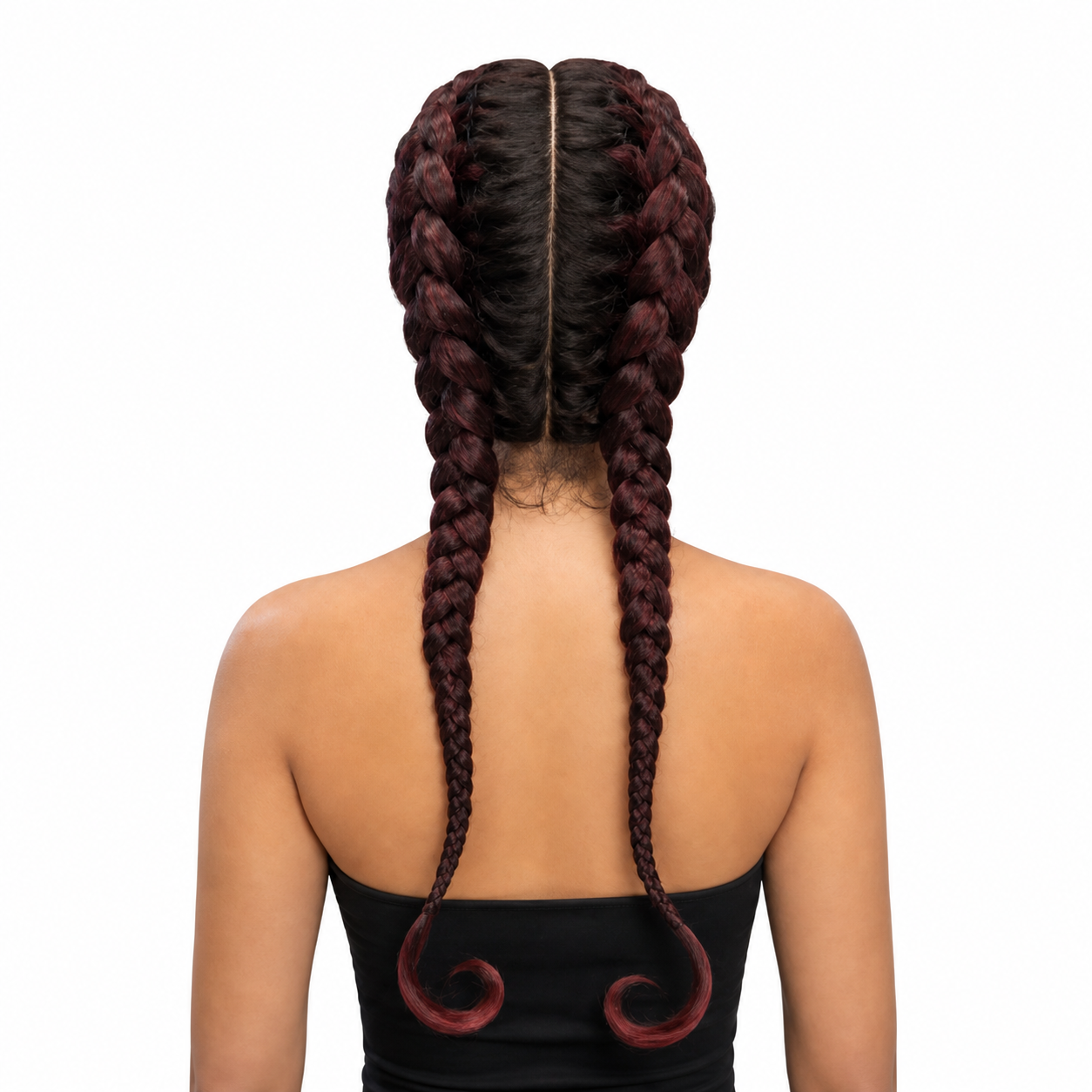 Kuknus Poonam - Synthetic Braids Lace Front Wig