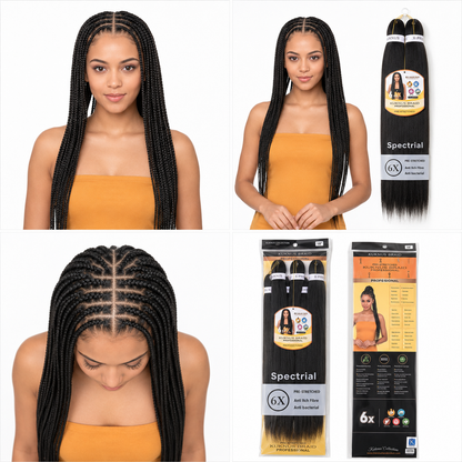Kuknus Braids 6X Value Pack Pre-Stretched 26"