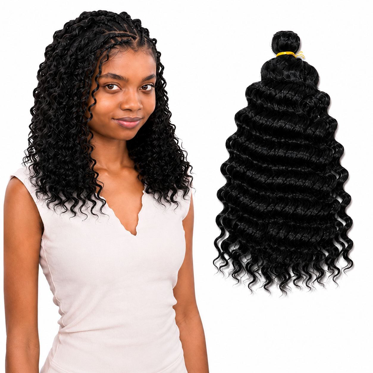 Kuknus Synthetic Baby Deep Twist Bulk 14"