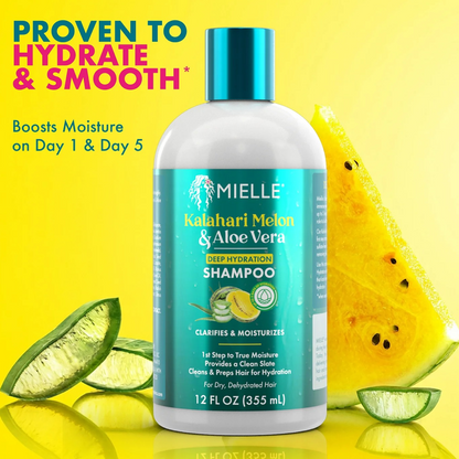 Mielle Kalahari Melon &amp; Aloe Vera Shampoo 355ml