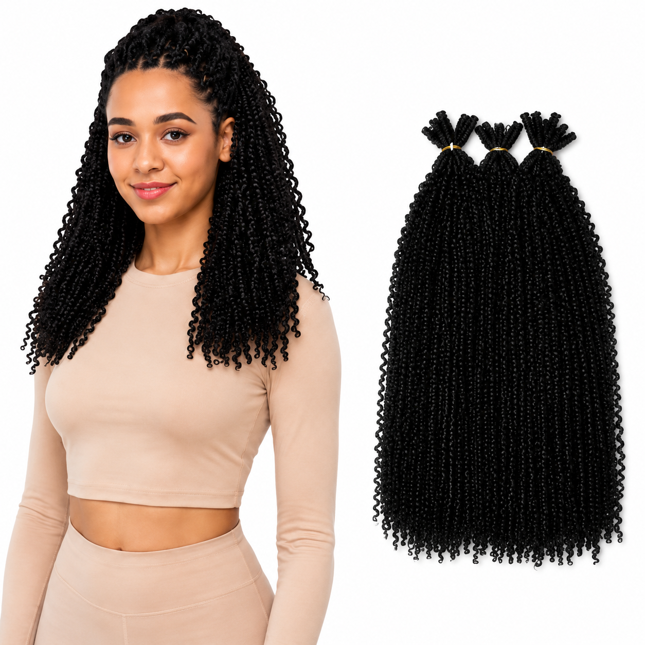 Kuknus Pre-Stretched Synthetic Popp-In-Twist Bulk 20"
