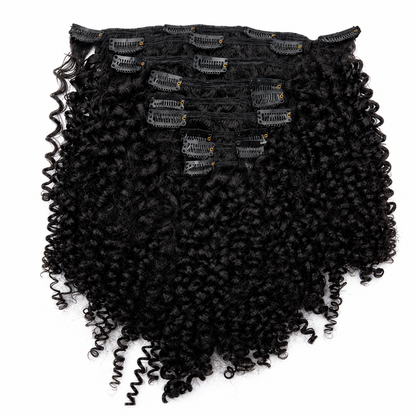Kuknus Synthetic Water Wave Clip-In Hair Extensions 14"
