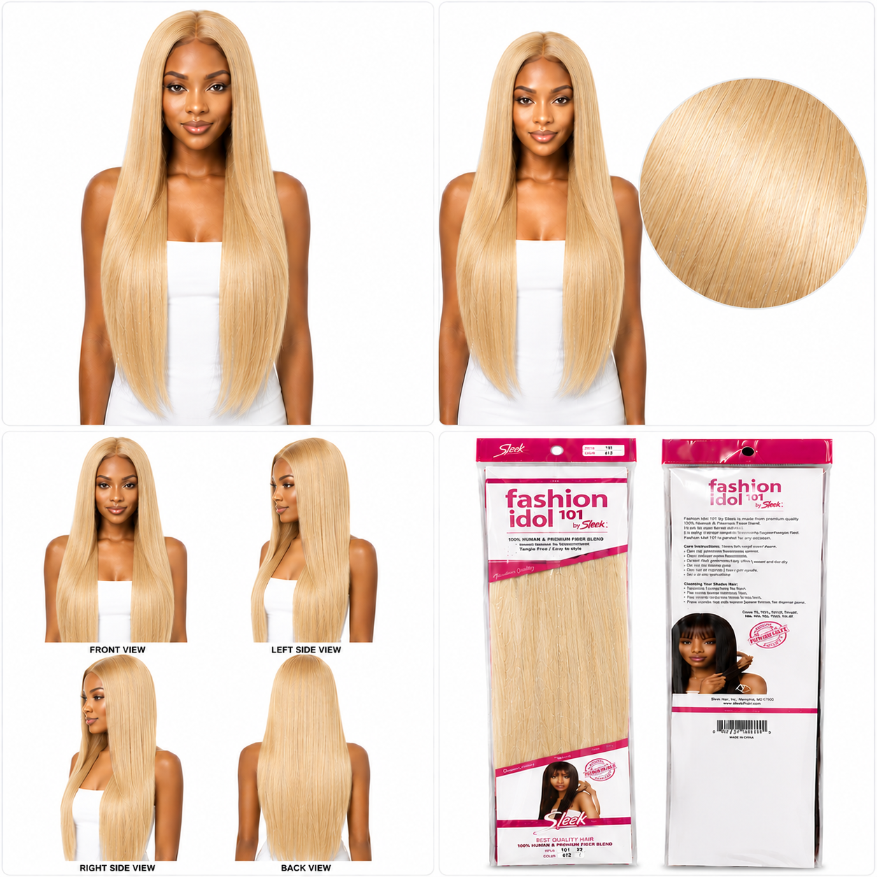 Sleek Fashion Idol 101 Weave Hair Extensions 20