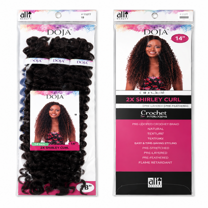 Darbro Doja 3X Shirley Curl Bulk Hair Extensions
