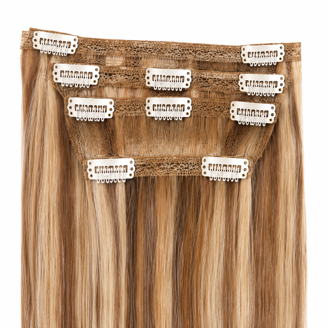 Sleek Fashion Idol 101 Synthetic Clip-In Hair Extensions 18"