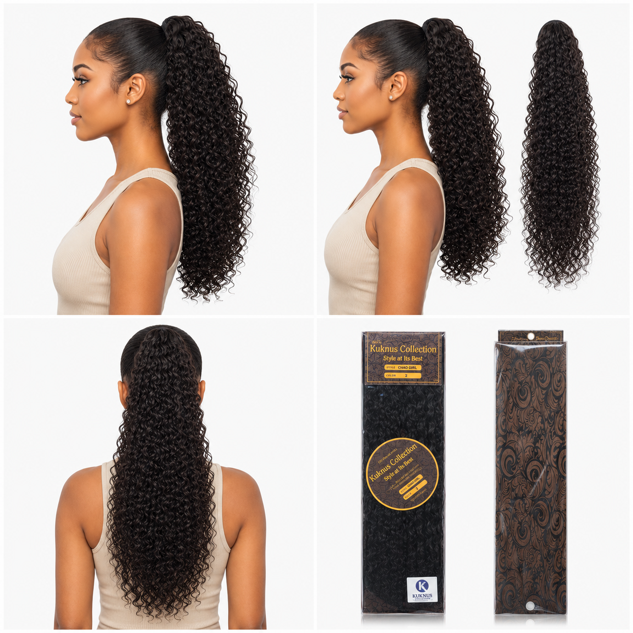 Kuknus Ponytail Style Chad Girl