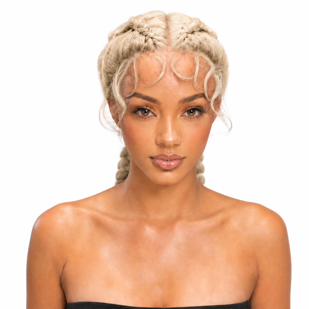 Kuknus Poonam - Synthetic Braids Lace Front Wig