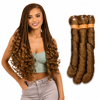 Kuknus Synthetic 3x French Curl Bulk 22"