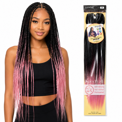 Kuknus Braids 2x Value Pack Pre-Stretched 26"