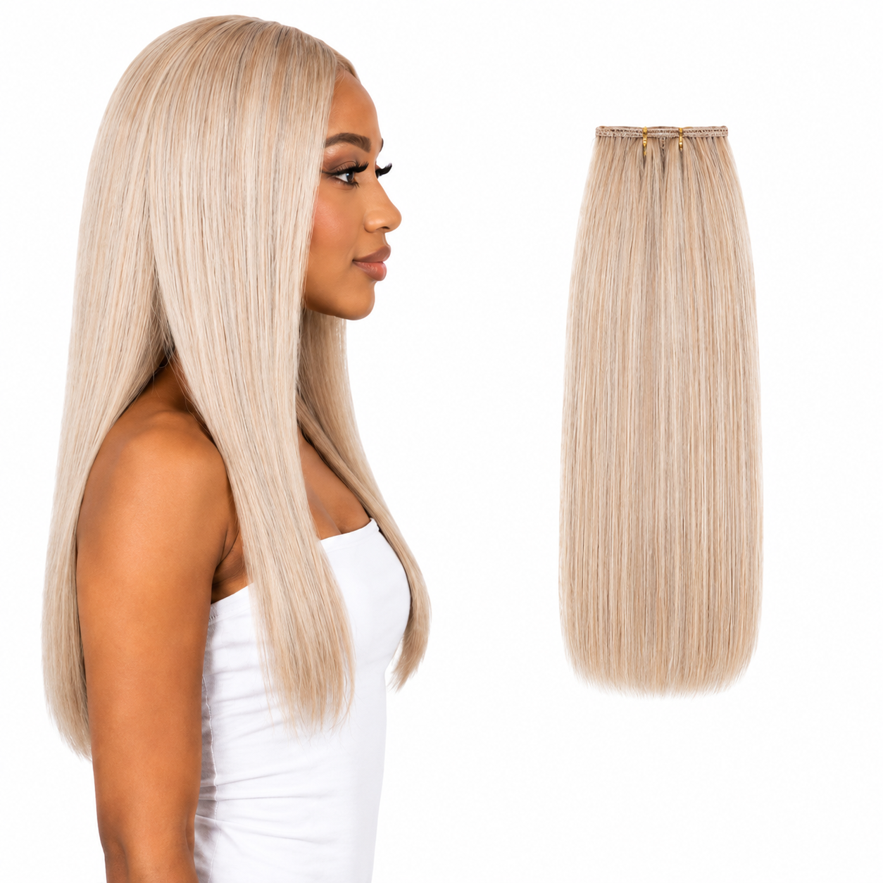 Ei Luxury 100% Human Hair 7 Pcs Clip-in Extensions 20"