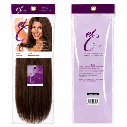Ei Luxury 100% Unprocessed Virgin human hair Clip-in