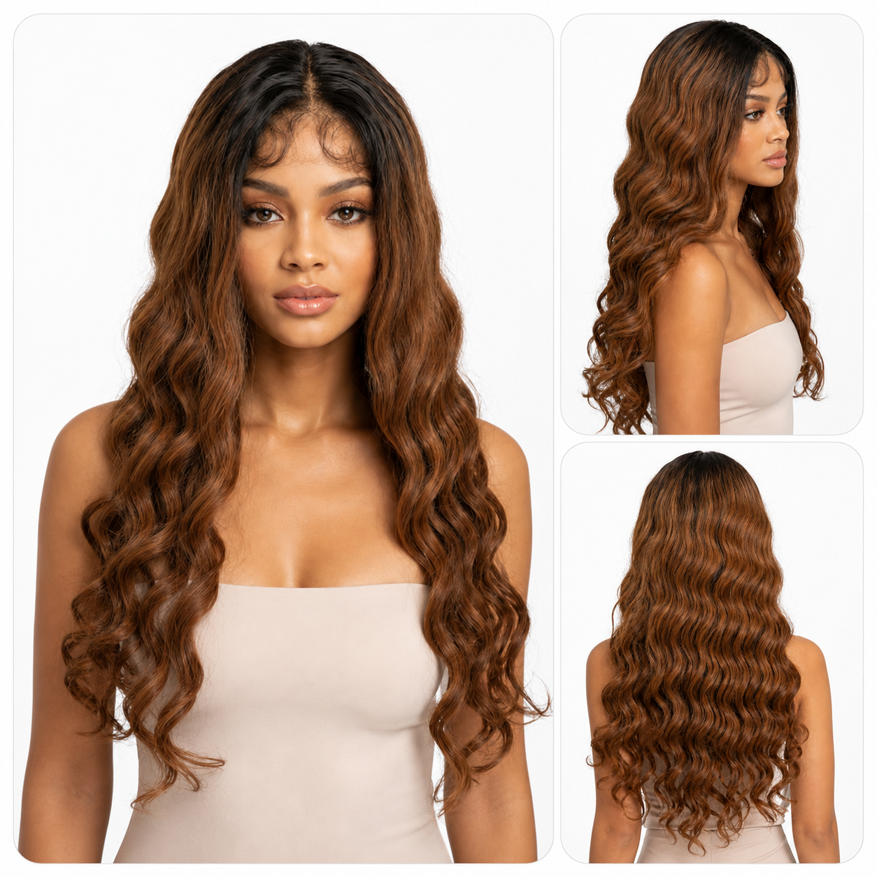 Kuknus Amara Lace Front Wig - Super Volume, Natural Baby Hairline