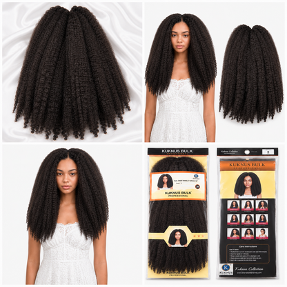 Kuknus Style Baby Marley Braid Bulk Synthetic Hair 14