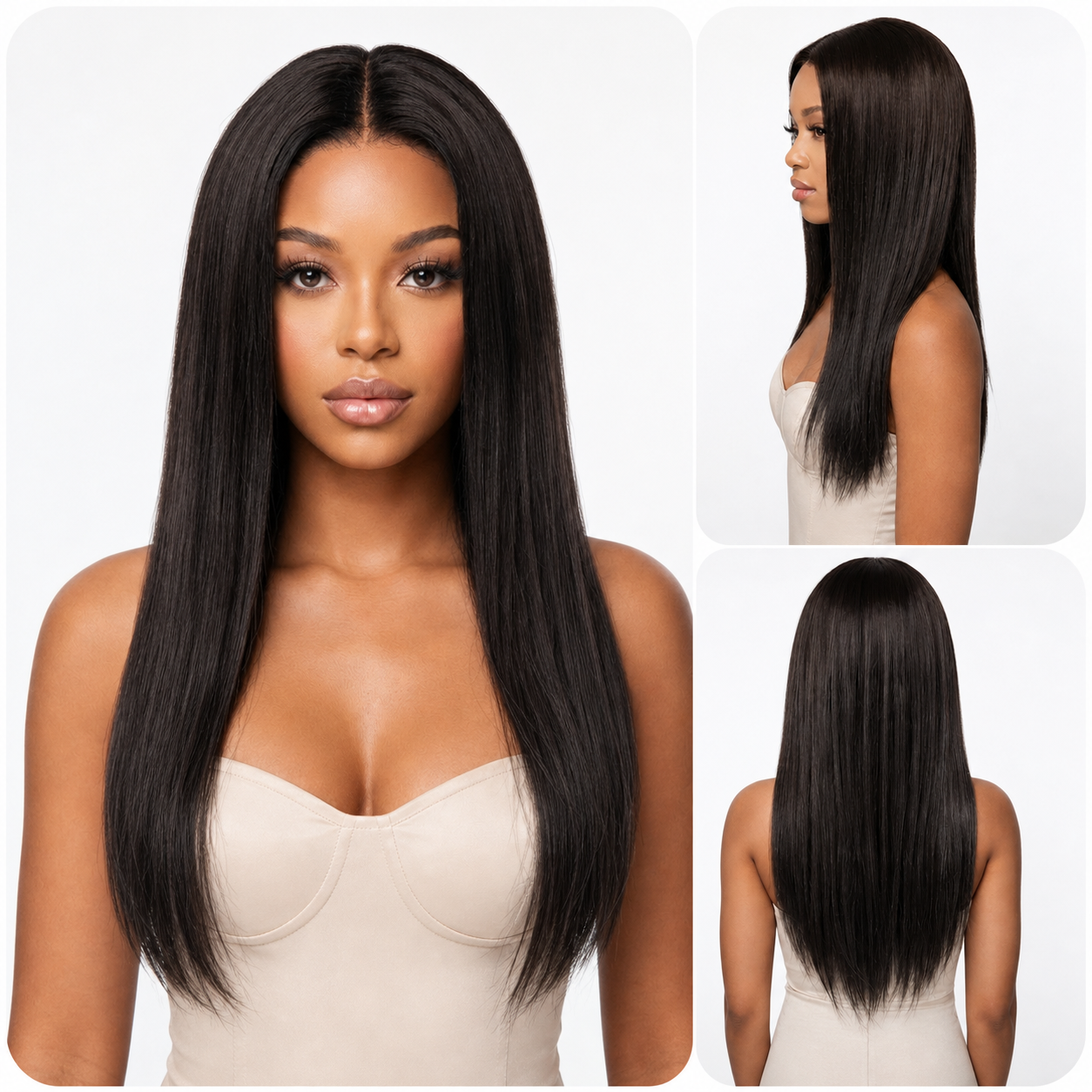 Sleek Diamond Synthetic Lace Front Wig