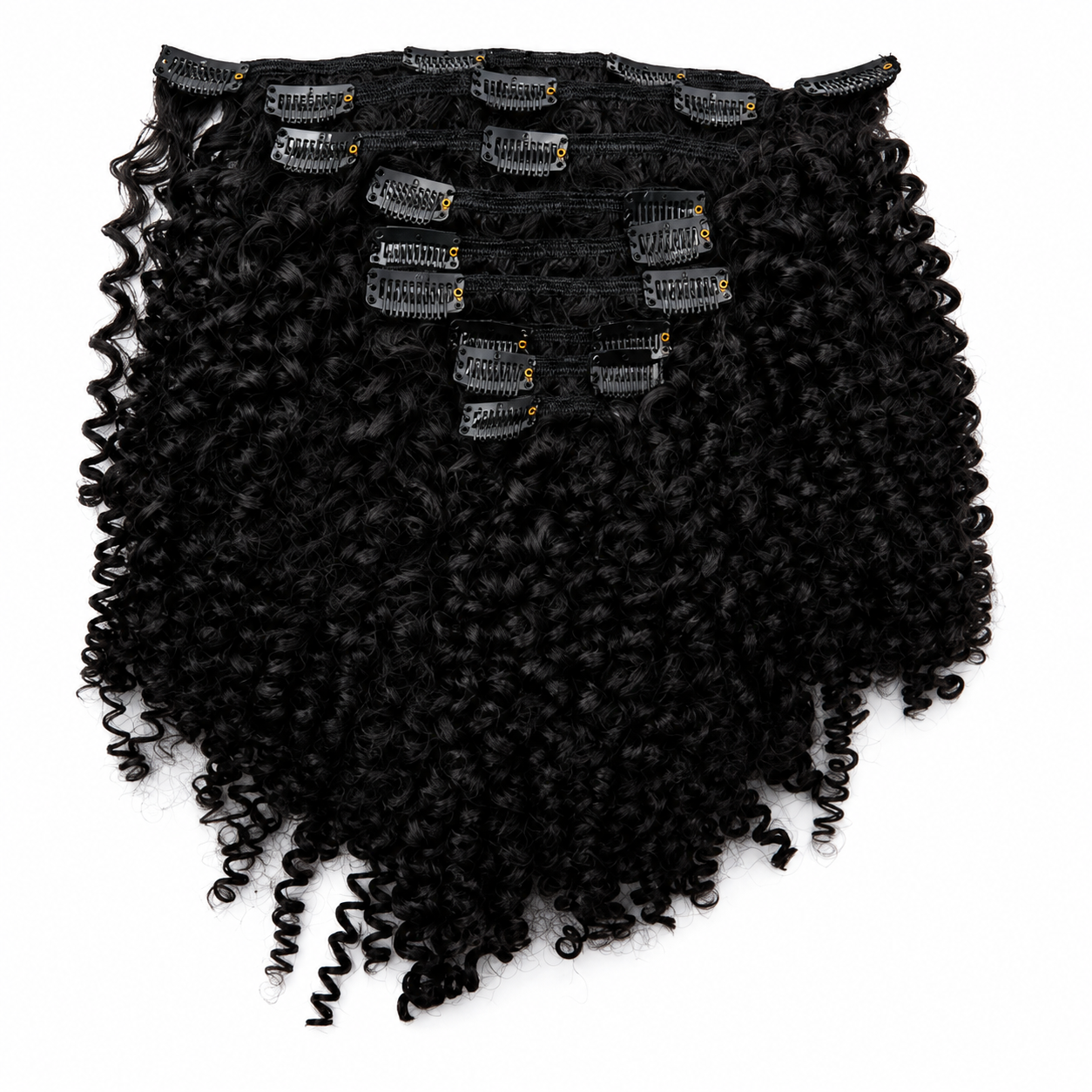Kuknus Synthetic Water Wave Clip-In Hair Extensions 14"