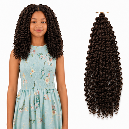 Kuknus Synthetic Baby Water Bulk Braids 14"
