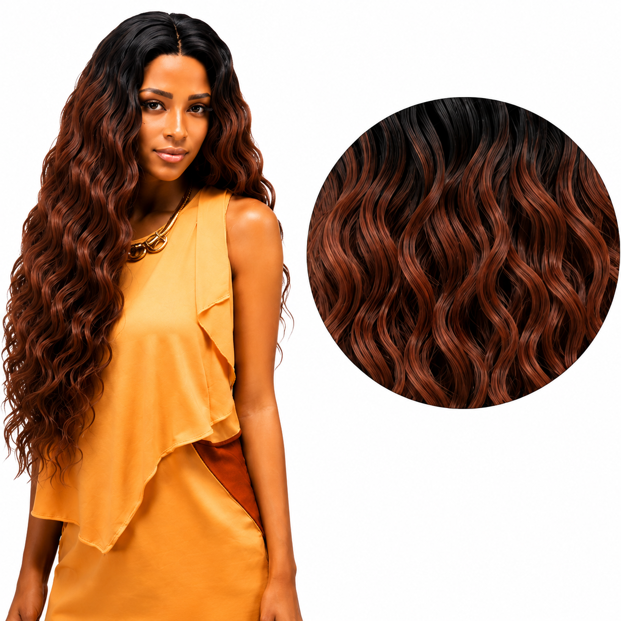 Sleek Fashion Idol 101 Synthetic Classic Brazilian Hair Rio Natural Weave 18"