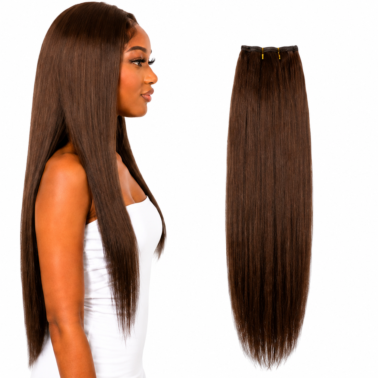 Ei Luxury 100% Unprocessed Virgin human hair Clip-in