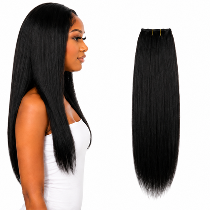 Ei Luxury 100% Unprocessed Virgin human hair Clip-in