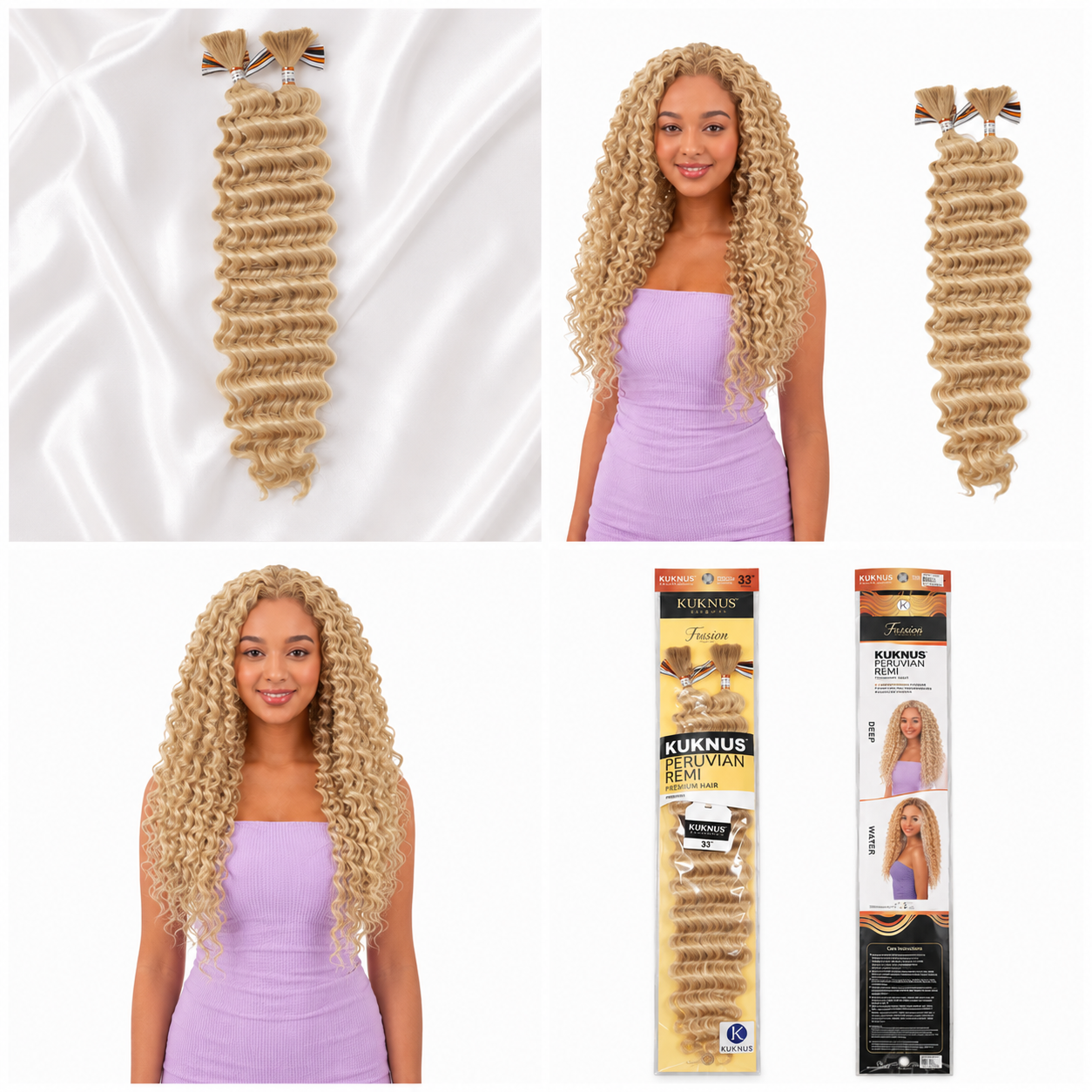 Kuknus Style Peruvian Remi Boho Deep Twist Synthetic Bulk
