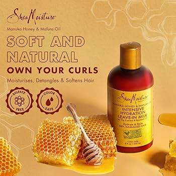 Manuka Honey & Mafura Oil Intensive Hydration Leave-In Milk Shea Moisture - Beauty and Hair Supply