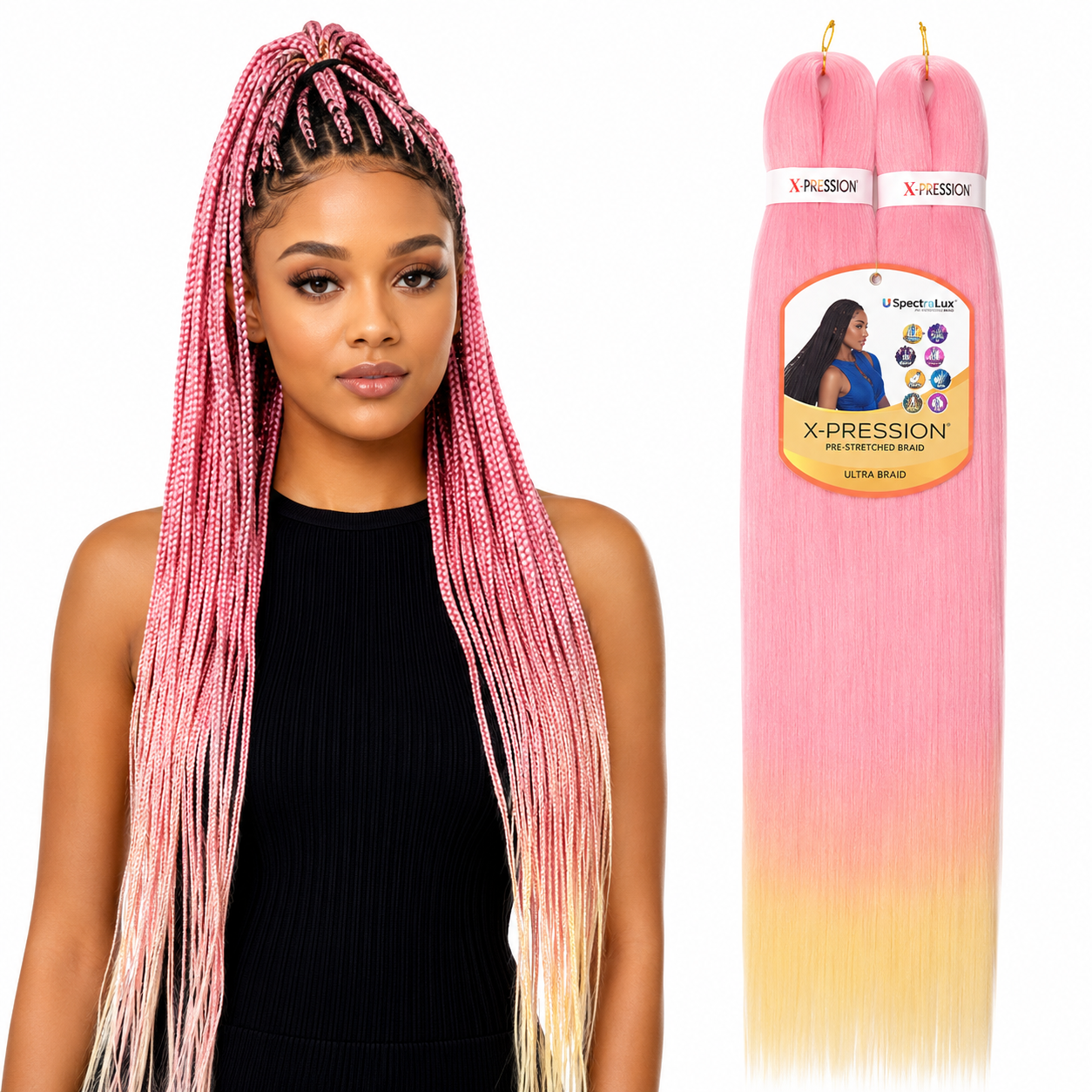 Kuknus Braids 2x Value Pack Pre-Stretched 26"