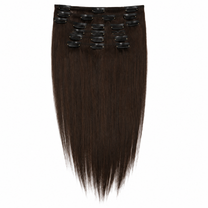 Darbro Doja Synthetic Silk Press Straight Clip-In Hair Extensions 18"