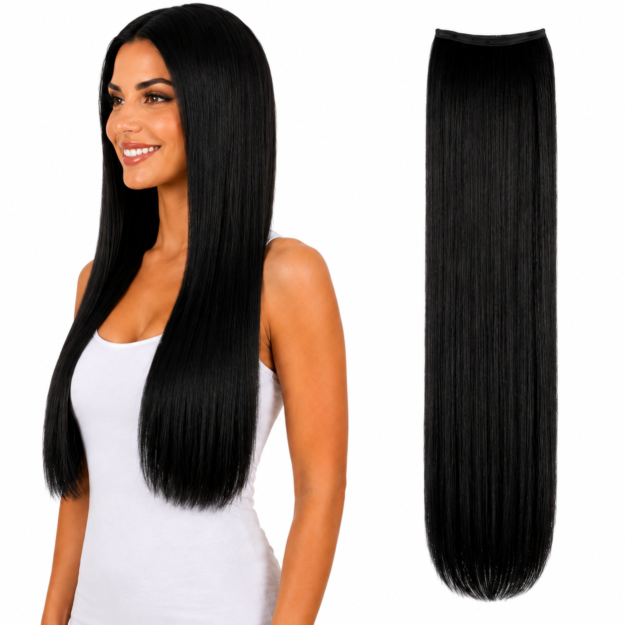 Ei Luxury 100% Human Hair 7 Pcs Clip-in Extensions 22"