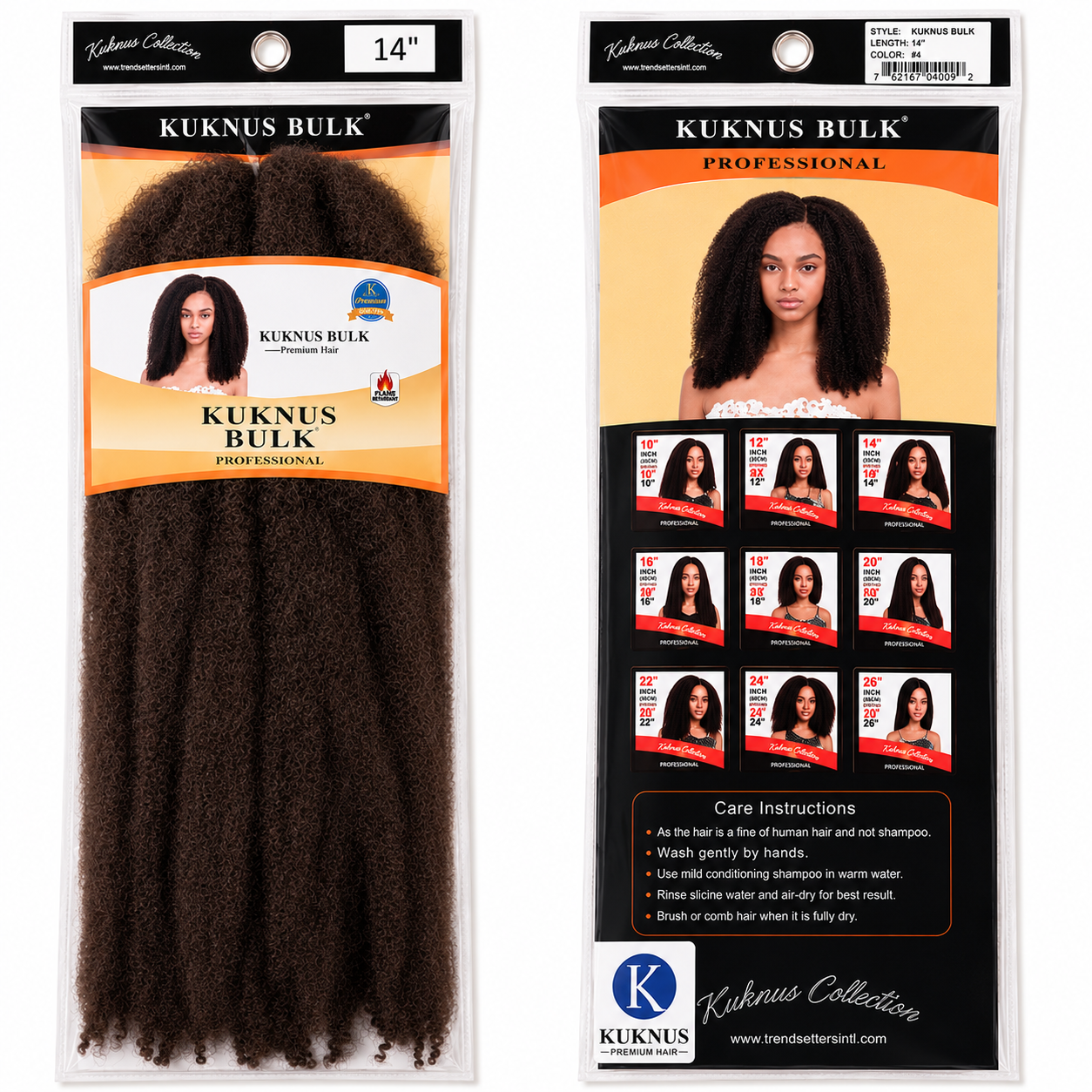 Kuknus Style Baby Marley Braid Bulk Synthetic Hair 14