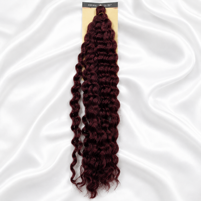 Kuknus Style Deep Twist Bulk Synthetic Braiding Hair