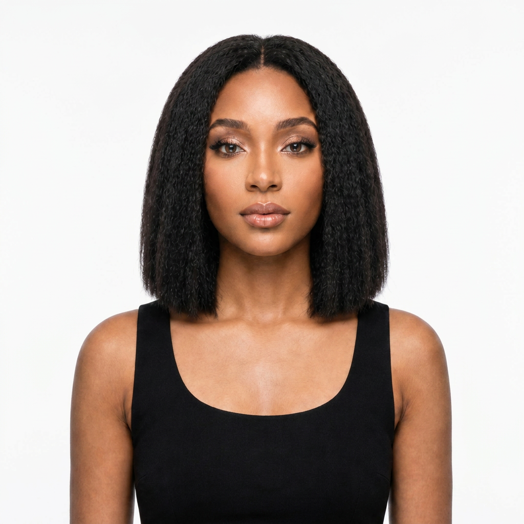 Ei Brazilian 100% Unprocessed Virgin Human Hair Style: Kinky Straight (Natural Color)