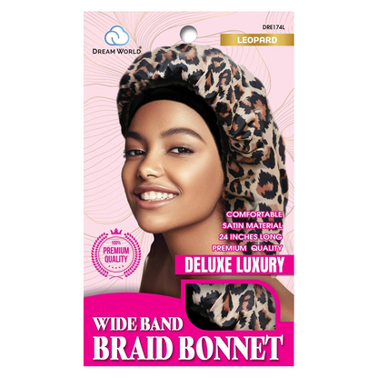 Dream World W-Wide Band Braid Bonnet XL