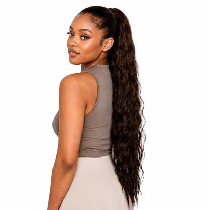 Kuknus Synthetic Peruvian Girl Ponytail 30’’