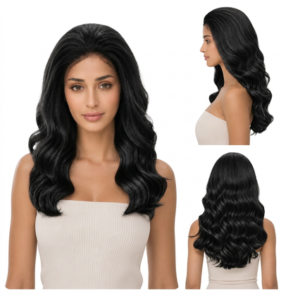 Wiglicious Style Premium Synthetic Honey Front Wig With Natural Baby Hair Line