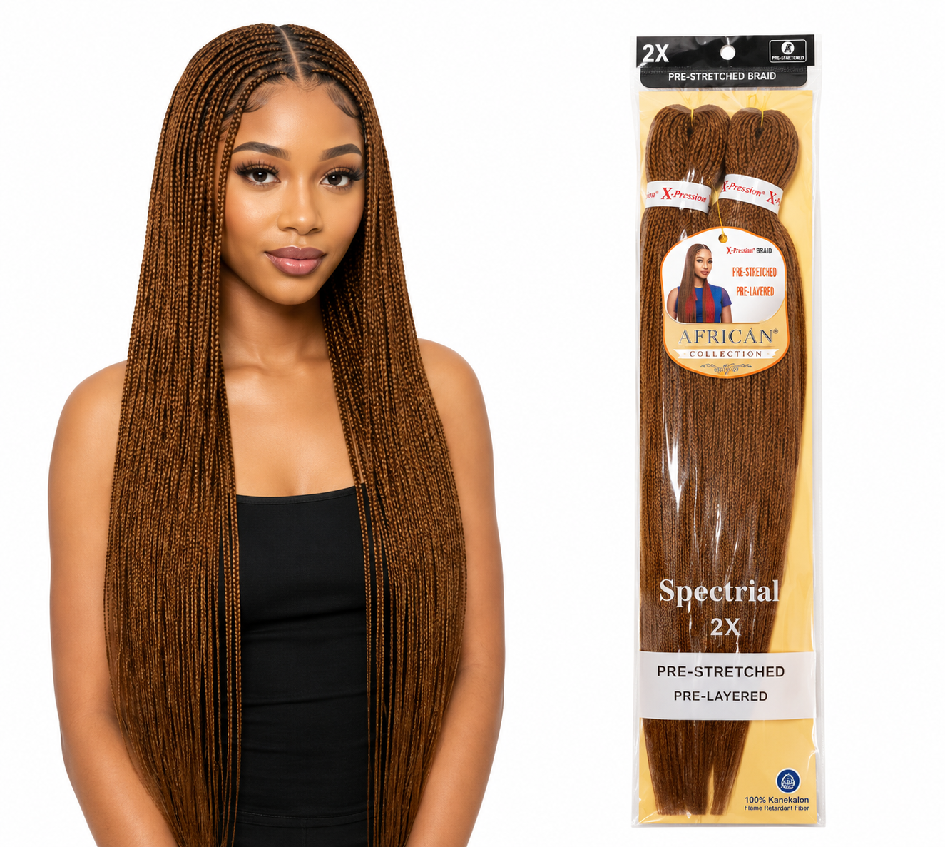 Kuknus Braids 2x Value Pack Pre-Stretched 26"