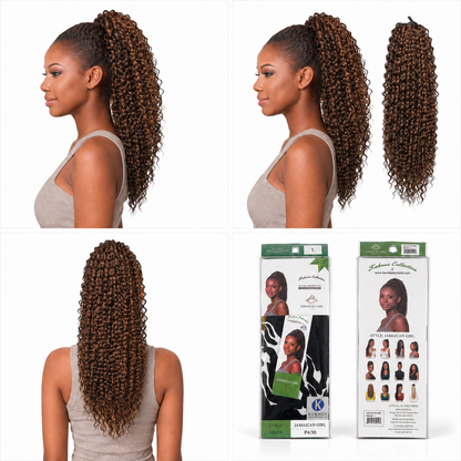 Kuknus Ponytail Style Jamaican Girl