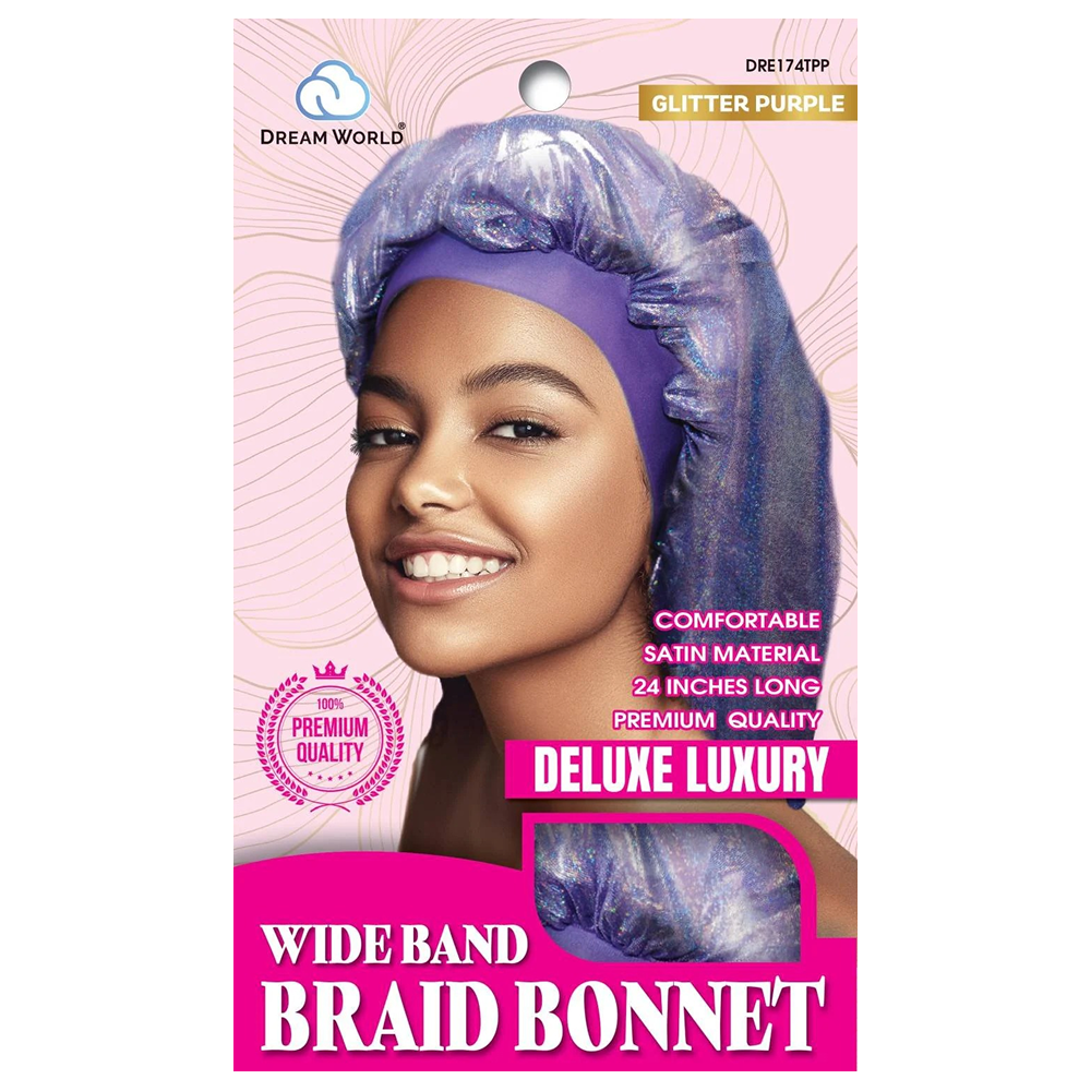 Dream World W-Wide Band Braid Bonnet XL
