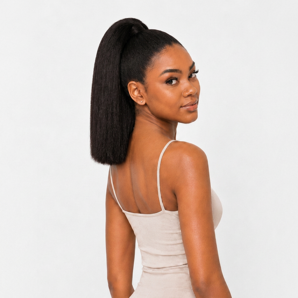 Kuknus Synthetic London Girl Ponytail 10"