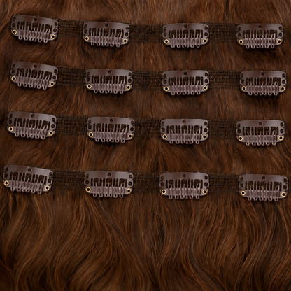 Darbro Doja Synthetic Silk Press Body Wave Clip-In  Hair Extensions 24"