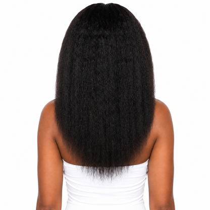 Ei Brazilian 100% Unprocessed Virgin Human Hair Style: Kinky Straight (Natural Color)