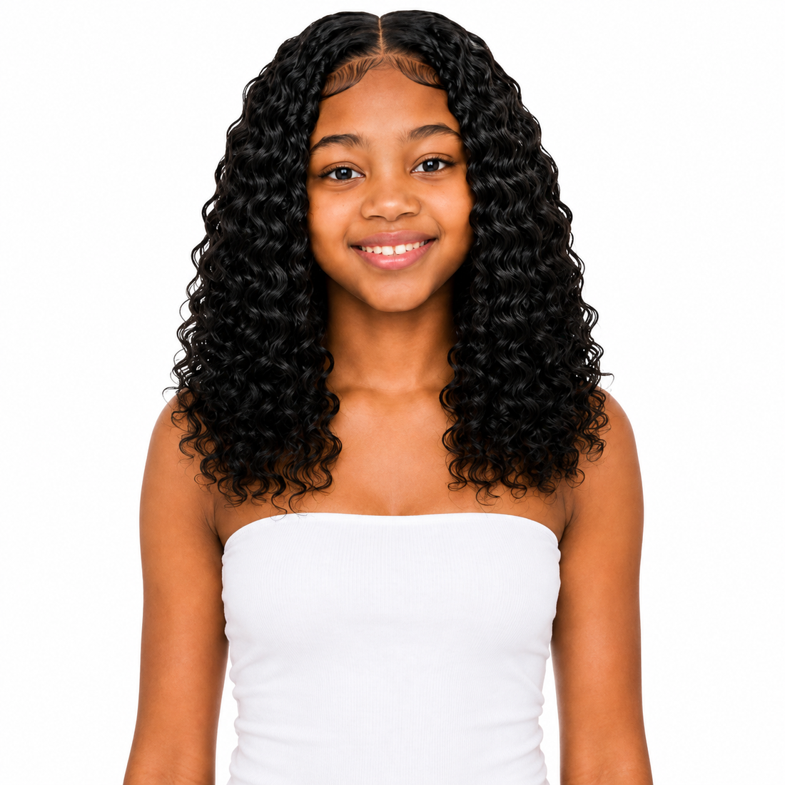 Kuknus Synthetic Baby Beach Curl Bulk 14"