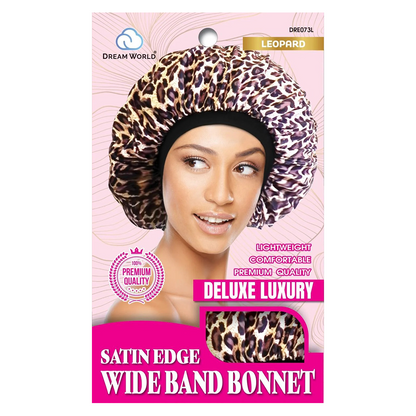 Dream World W-Wide Band Bonnet Satin