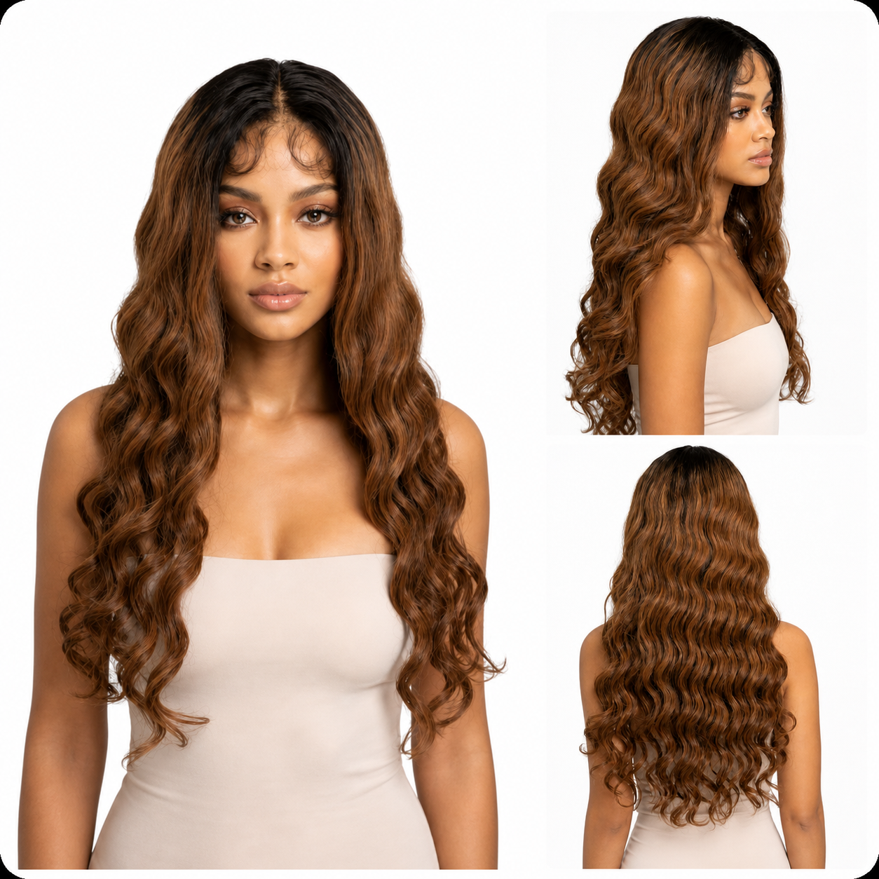 Kuknus Amara Lace Front Wig - Super Volume, Natural Baby Hairline