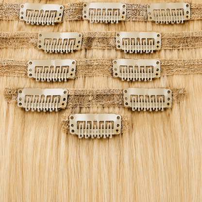 Darbro Doja Silk Press Straight Clip-In Synthetic Hair Extensions 18"